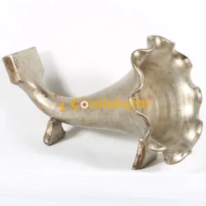 Gramofon - Boyalı - Desenli Toprak Aksesuar