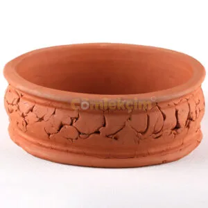 Oval Ancient Terracotta Planter, Red