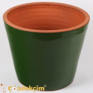 إناء زهور "Savana" مزجج، أخضر